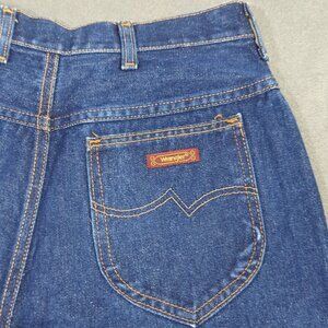 Wrangler VTG No Fault Jeans Women's 12 Blue High Waisted Denim Made In USA 80s